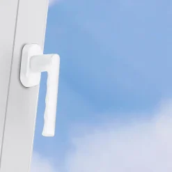 Acbat Poignée De Fenêtre<Poignée alu laqué blanc Hamburg pour fenêtre L.129mm