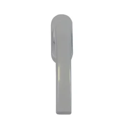 GoodHome Poignée aluminium pour fenêtre bois argent RAL 9006- Poignée De Fenêtre