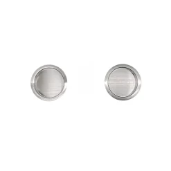 Reivilo Poignée cuvette encastrée ronde pour porte coulissante- Poignée De Porte
