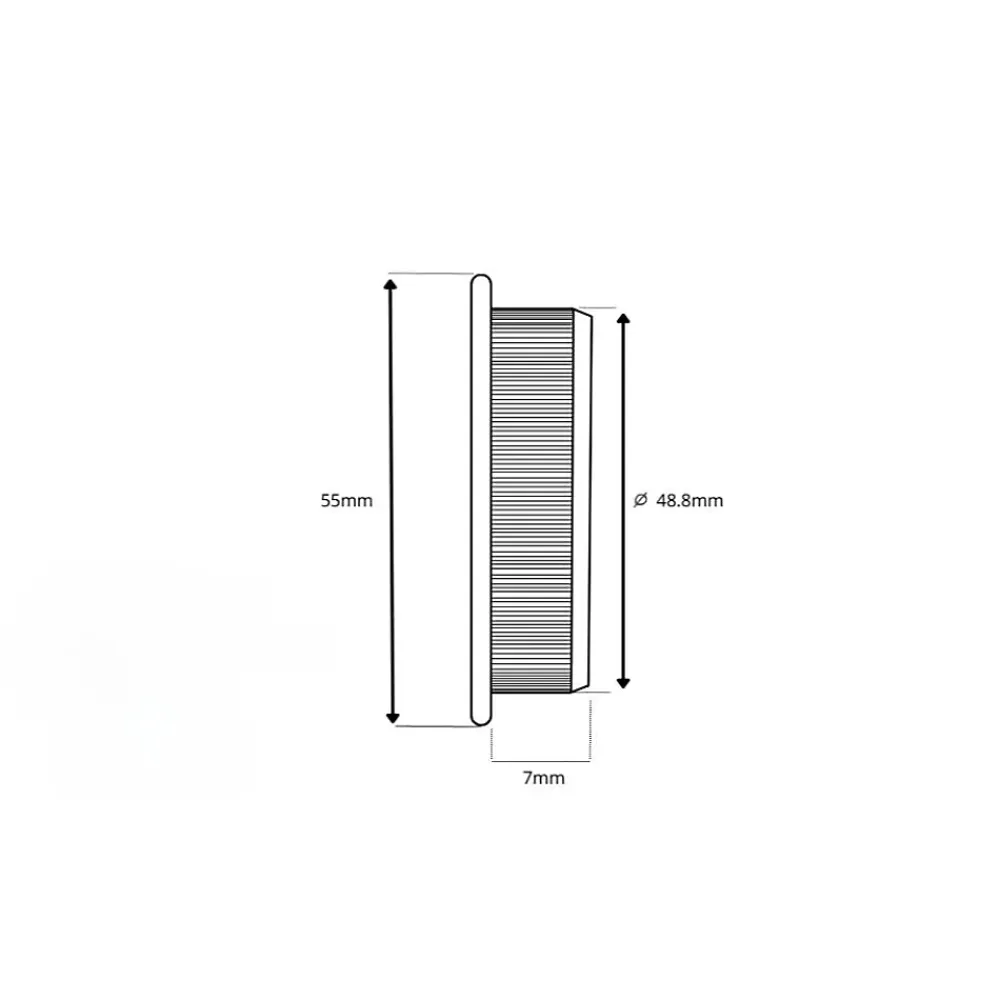 Reivilo Poignée cuvette encastrée ronde pour porte coulissante- Poignée De Porte