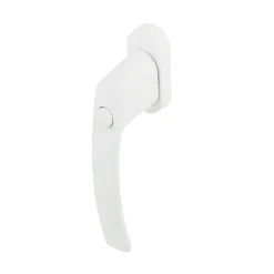 Poignée de fenêtre avec bouton-poussoir Miniac PVC blanc l.2,9 x H.15,4 x P.6 cm- Poignée De Fenêtre