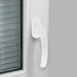 Poignée de fenêtre Minia PVC blanc l.2,9 x H.15,4 x P.6 cm- Poignée De Fenêtre