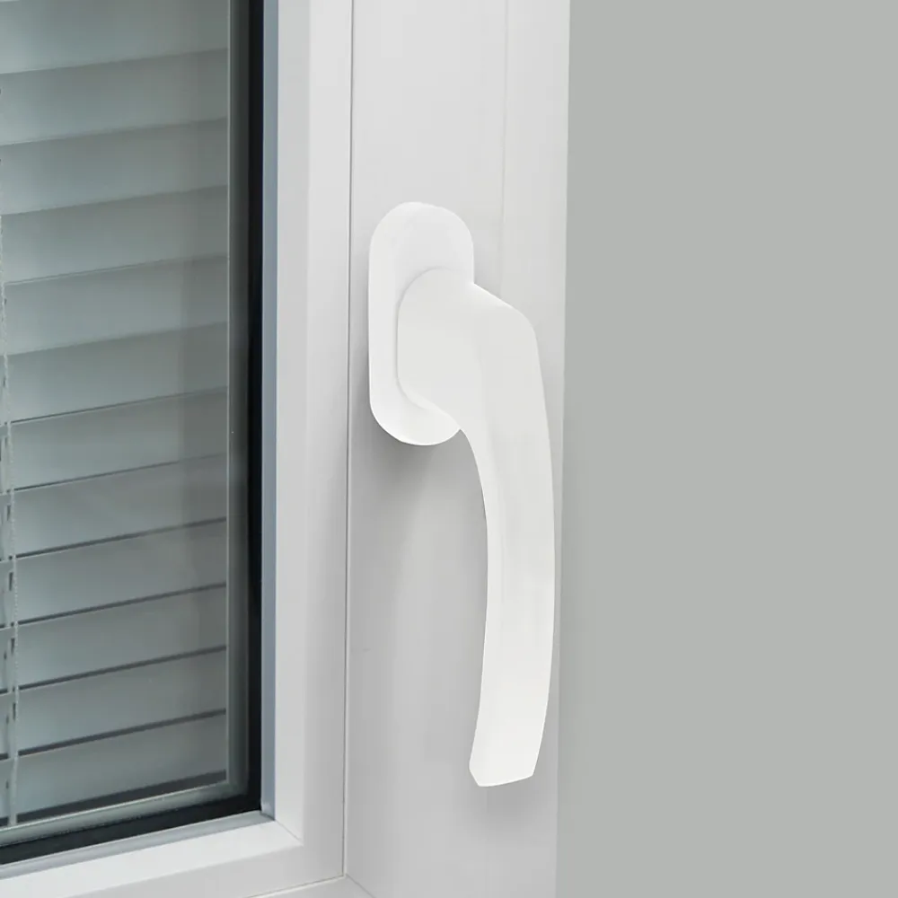 Poignée de fenêtre Minia PVC blanc l.2,9 x H.15,4 x P.6 cm- Poignée De Fenêtre