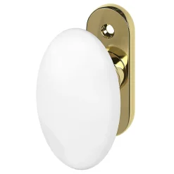 GoodHome Poignée De Fenêtre<Poignée de fenêtre Vras mat blanc l.4,2 x H.6,7 x P.5,4 cm