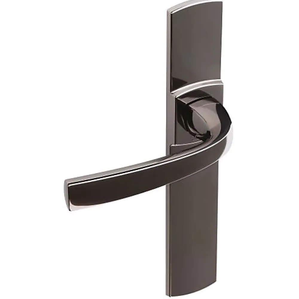 Vachette Poignée De Porte<Poignée de porte d'entrée - Muze - - Diamant noir - Clé I - 195 mm