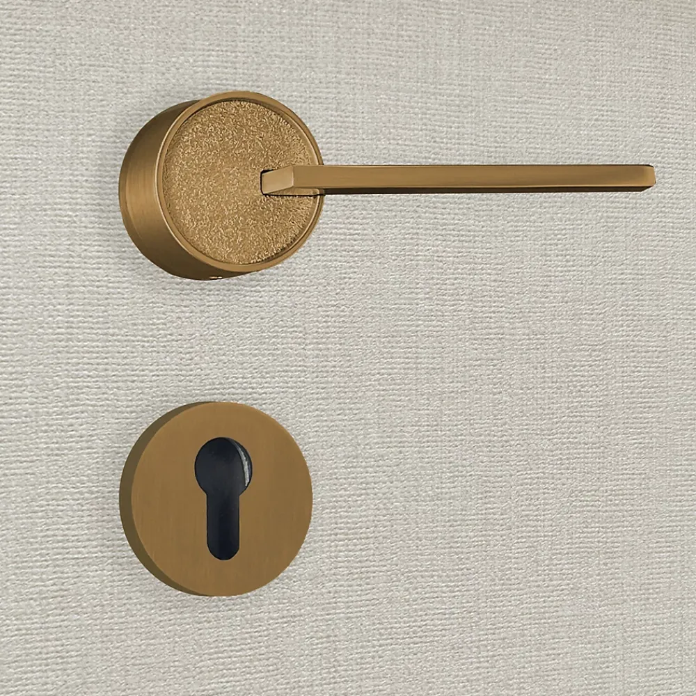 Katchmee Poignée De Porte<Poignée de porte design à cylindre finition aspect bronze Gulia -