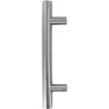 Secury-T Poignée de tirage - Baton de maréchal - Inox 304 - Droit 90 degrés 500mm- Poignée De Porte Extérieure