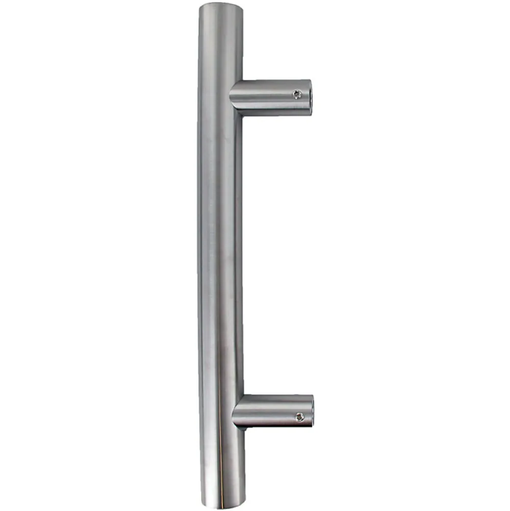 Secury-T Poignée de tirage - Baton de maréchal - Inox 304 - Droit 90 degrés 350mm- Poignée De Porte Extérieure