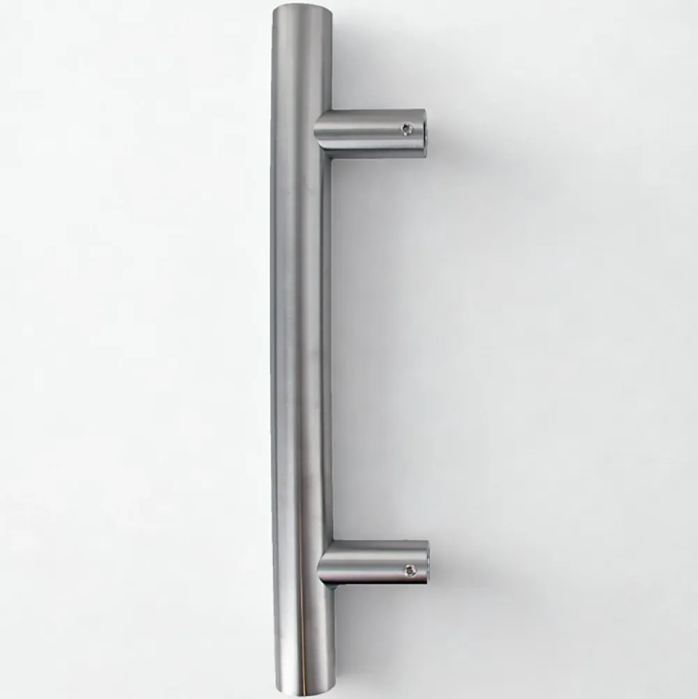 Secury-T Poignée de tirage - Baton de maréchal - Inox 304 - Droit 90 degrés 350mm- Poignée De Porte Extérieure