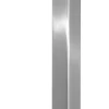 Hardwarexchange Poignée de tirage Carrée 25x25 mm - Entraxe350 - S80 - A65 - L500 mm - incliné 60 - INOX 304 satiné- Poignée De Porte Extérieure