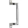 Vachette Poignée de tirage chromée déportée - 188 mm - Type 465 -- Poignée De Porte Extérieure