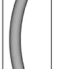 Hardwarexchange Poignée De Porte Extérieure<Poignée de tirage Diamètre 32 mm - Entraxe500 mm - INOX 304 satiné