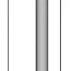 Hardwarexchange Poignée de tirage Diamètre 30 mm - Entraxe500 - S80 - A70 - L650 mm - inclinée 45 - INOX 304 satiné- Poignée De Porte Extérieure