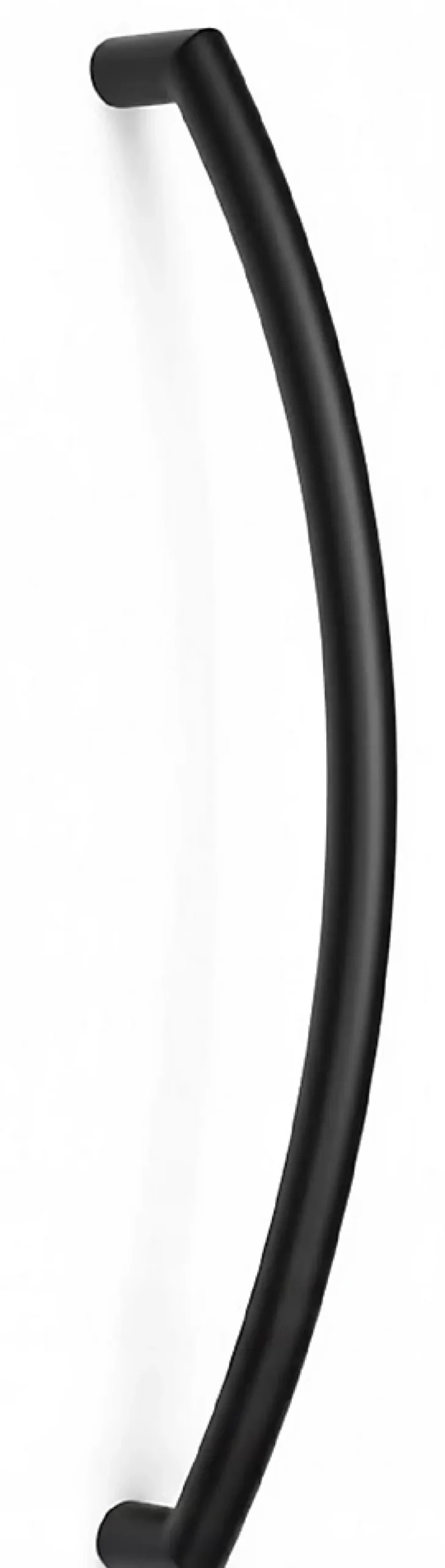 Hardwarexchange Poignée de tirage Diamètre 32 mm - Entraxe350 mm - INOX 304 Laqué RAL 9005 Noir Mat- Poignée De Porte Extérieure