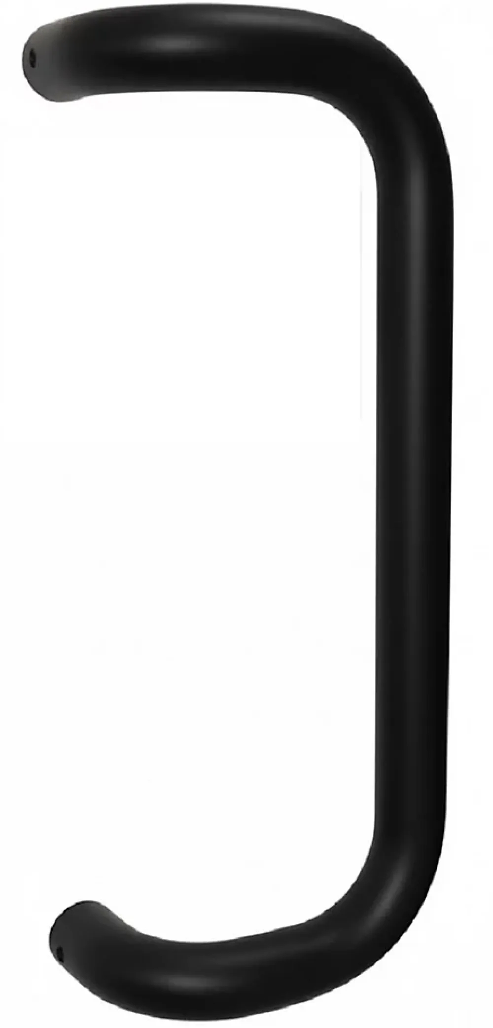 Hardwarexchange Poignée De Porte Extérieure<Poignée de tirage Diamètre 32 mm - Entraxe350 mm - INOX 304 Laqué RAL 9005 Noir Mat