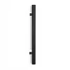 Hardwarexchange Poignée de tirage Diamètre 30 mm - Entraxe300 - S75 - L450 mm - INOX 304 Laqué RAL 9005 Noir Mat- Poignée De Porte Extérieure