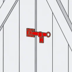 Afbat - Tb Industrie Sas Accesoire Pour Volet<Poignée fléau avec support noir acier L.190 mm Afbat