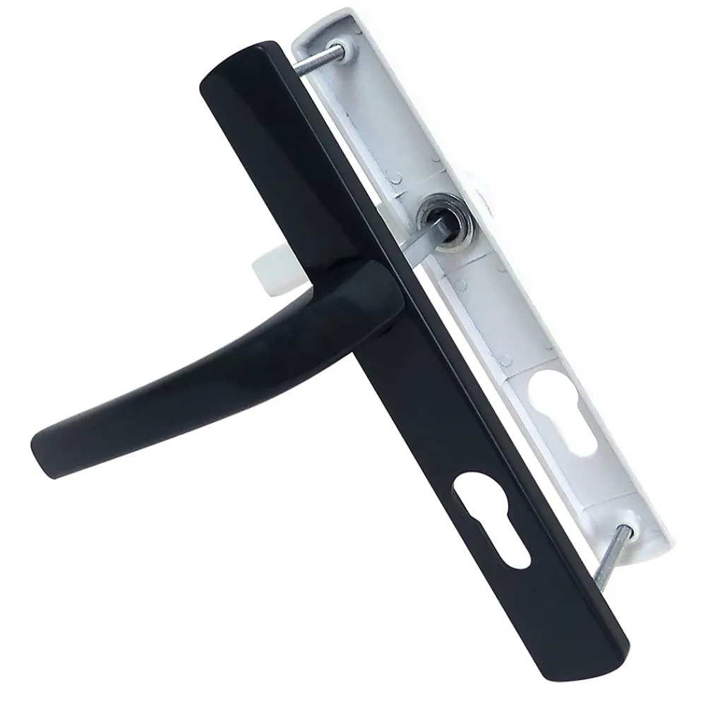 Acbat Poignée pour porte de service Bicolore Finition extérieure gris 7016 et intérieure blanc 9016- Poignée De Porte Extérieure