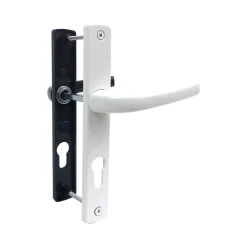 Acbat Poignée pour porte de service Bicolore Finition extérieure gris 7016 et intérieure blanc 9016- Poignée De Porte Extérieure
