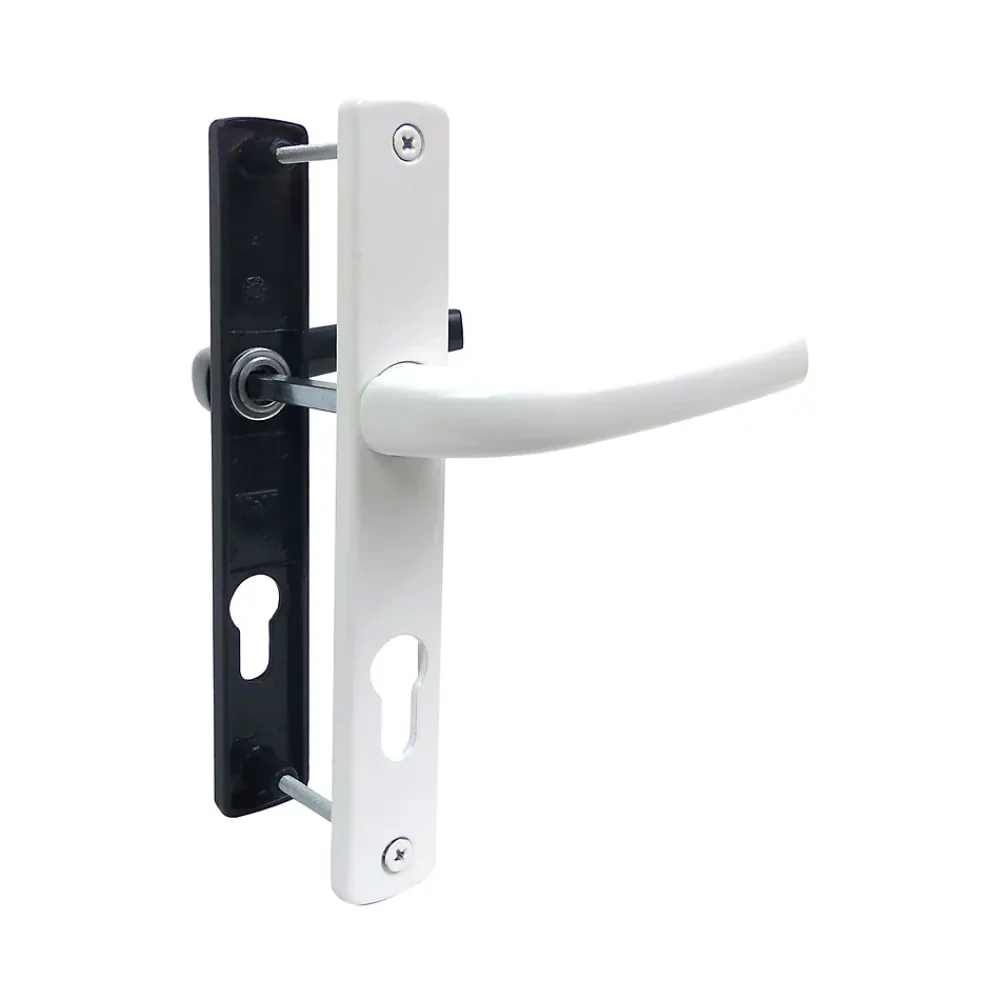 Acbat Poignée pour porte de service Bicolore Finition extérieure gris 7016 et intérieure blanc 9016- Poignée De Porte Extérieure
