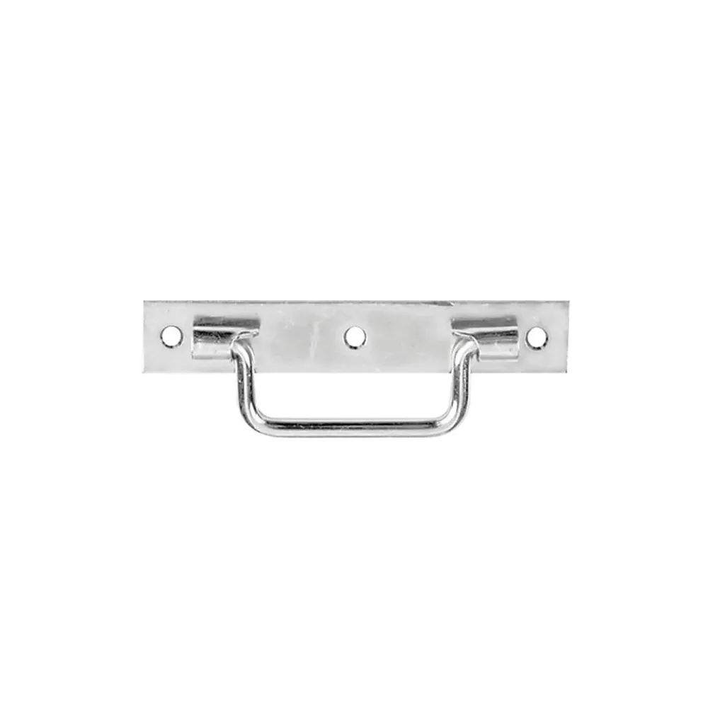 Afbat Accesoire Pour Volet<Poignée sur platine longueur 120 mm - acier zingué jaune