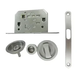 Geom Poignée De Porte<Poignées cuvettes Kuklos chromées avec serrure