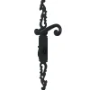 Secury-T Poignées de porte fer forgé COQ noir 330X36 mm à condamnation- Poignée De Porte