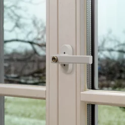 Abus Poingée de fenêtre à clé blanche- Accesoire Pour Volet