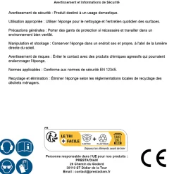 Silverline Outils Du Carreleur<Éponge Tout Usage 220 x 110 x 50 mm - Idéale pour Nettoyage et Entretien Quotidien -