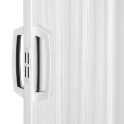 Tectake Porte Coulissante<Porte accordéon Profil à double paroi avec poignée coulissante 80 x 203 cm blanc
