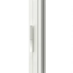 Schulte Bloc Porte<Porte complète intérieure en verre avec cadre 83x211cm - transparent - blanc mat - gauche
