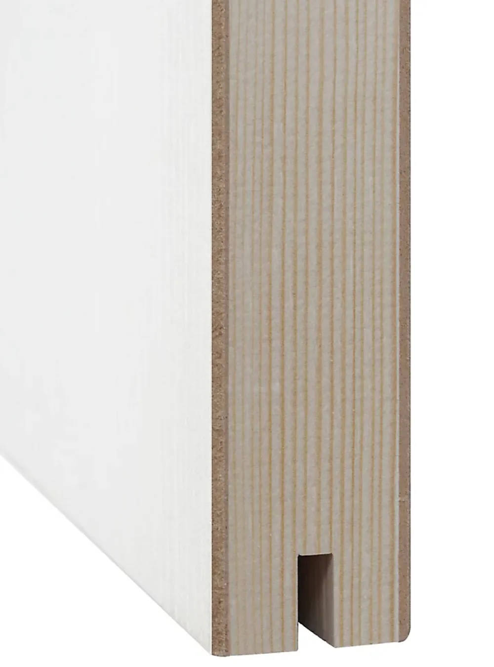 Porte coulissante Alvéolaire gravé prépeinte H.204 x l.73 cm- Porte Coulissante