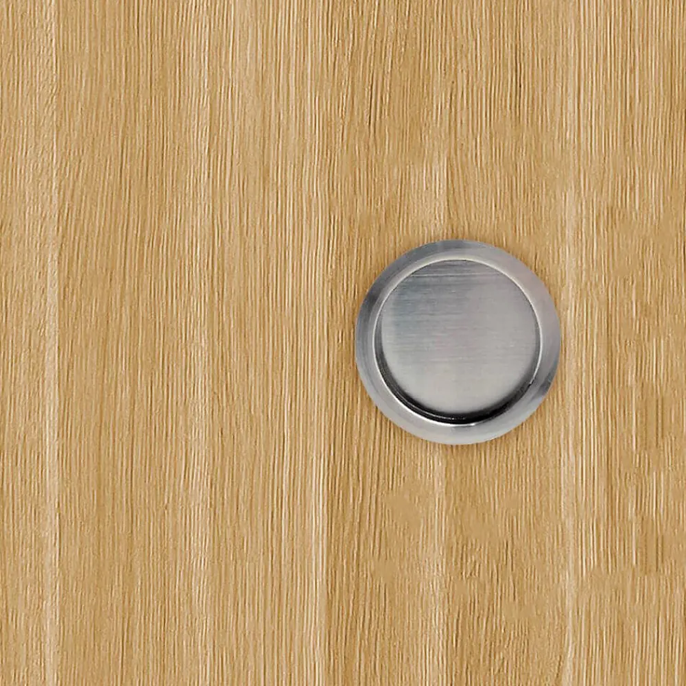 Reivilo Porte Coulissante<Porte coulissante applique Matild 63 cm avec cuvette ronde chromée