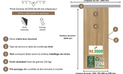 Reivilo Porte Coulissante<Porte coulissante applique Matild 63 cm avec cuvette ronde chromée