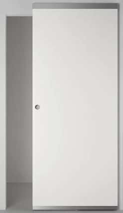 Porte Coulissante<Porte coulissante Arithmos laqué blanc H.204 x l.83 cm