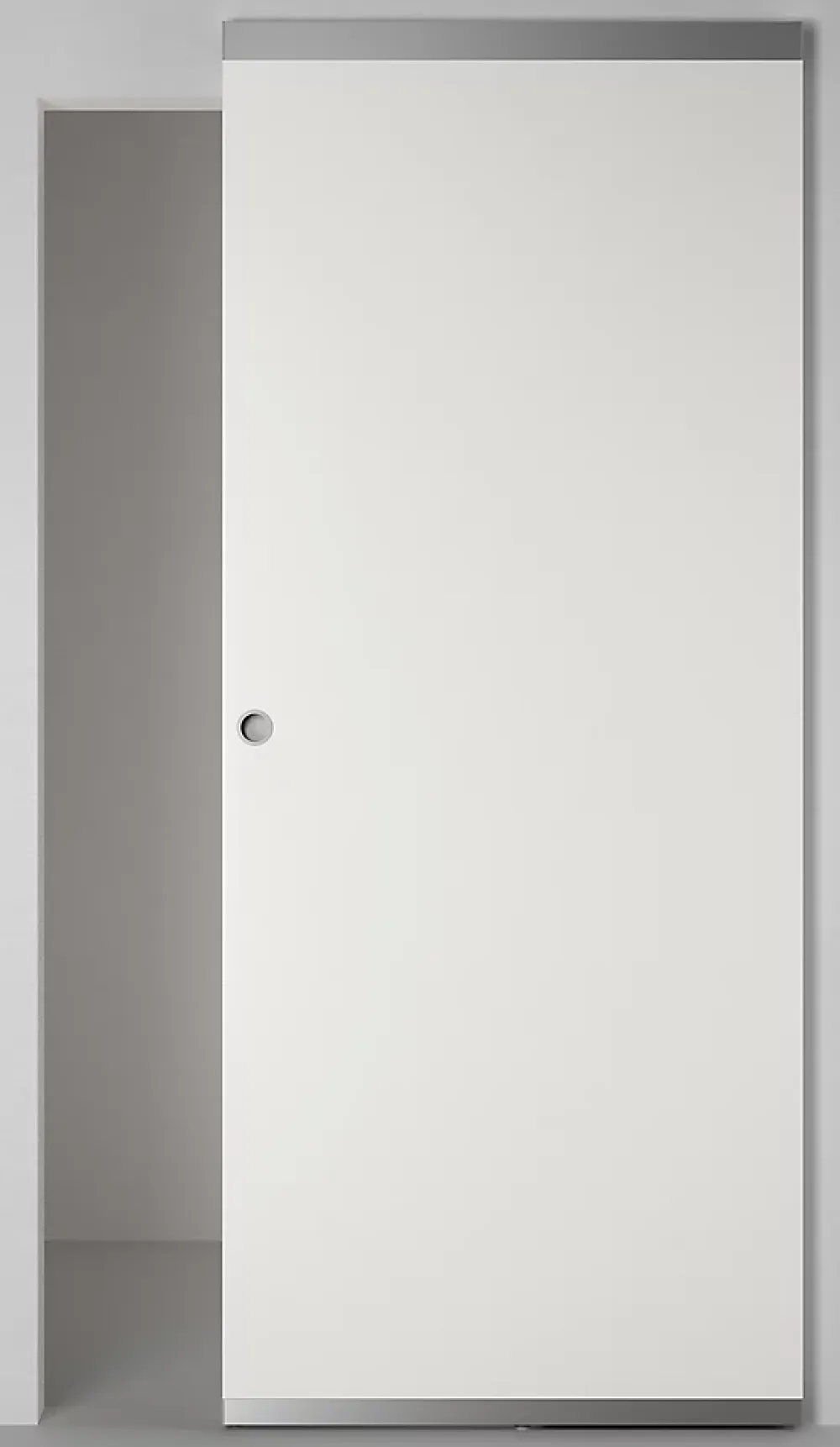 Porte Coulissante<Porte coulissante Arithmos laqué blanc H.204 x l.83 cm