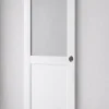 Gd Menuiseries Porte Coulissante<Porte Coulissante Atelier Blanc H204 X L83 Sans Meneau, Serrure Condamnation