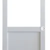 Gd Menuiseries Porte Coulissante<Porte Coulissante Atelier Blanc H204 X L93 Sans Meneau, Coquilles Blanc