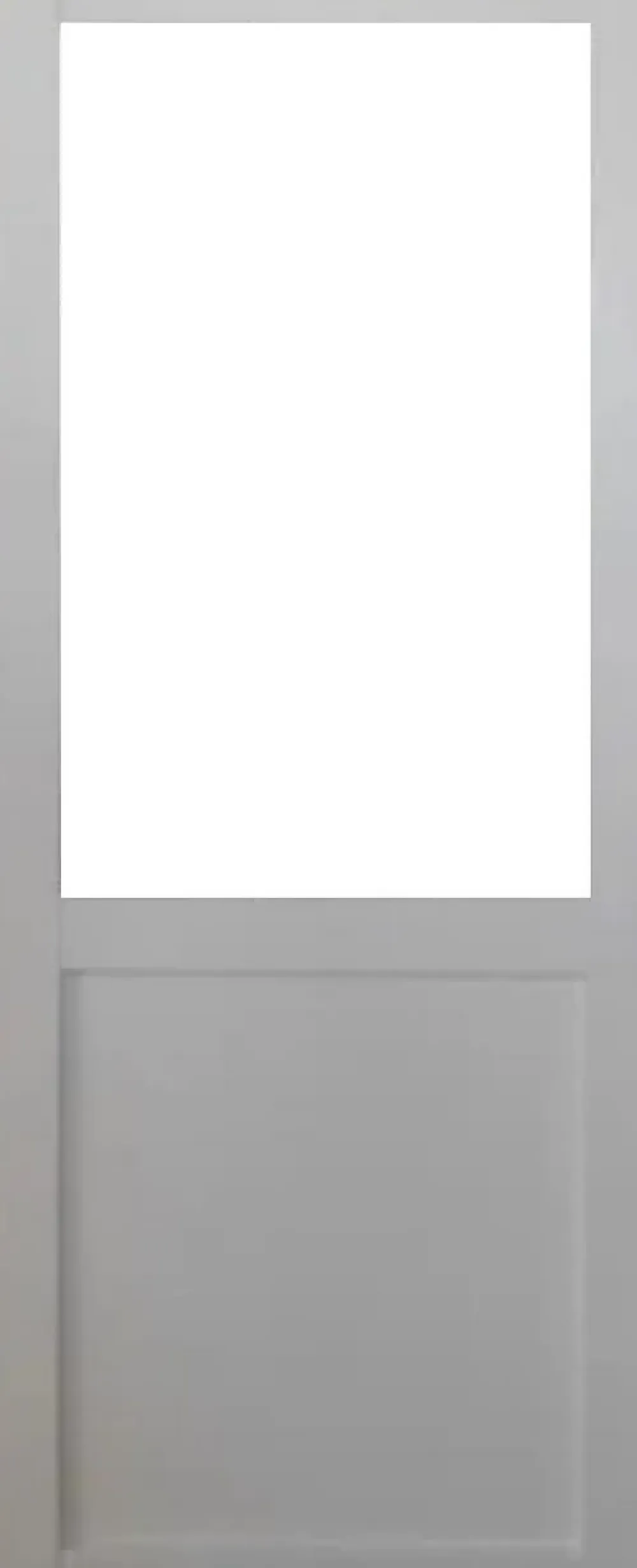Gd Menuiseries Porte Coulissante<Porte Coulissante Atelier Blanc H204 X L93 Sans Meneau, Coquilles Blanc