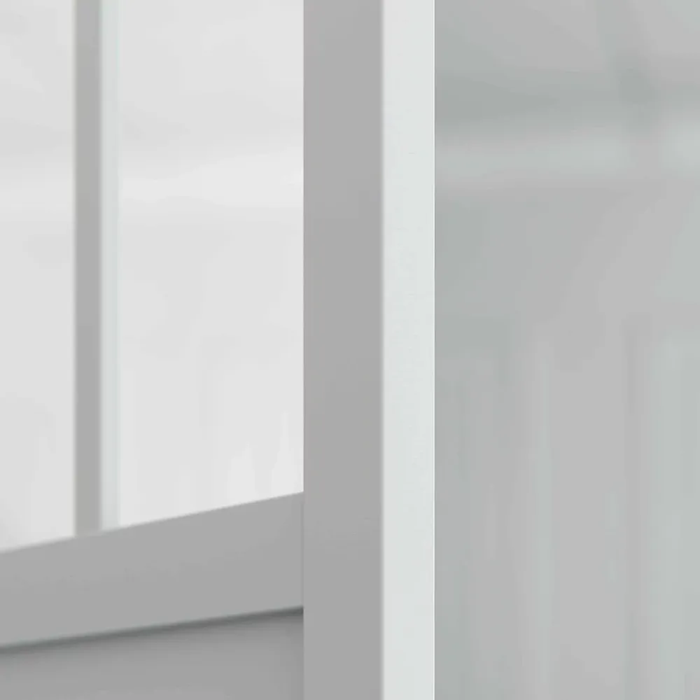 Coulicool Porte Coulissante<Porte Coulissante avec Rail - Atelier Blanche 83 cm - Sans poignée