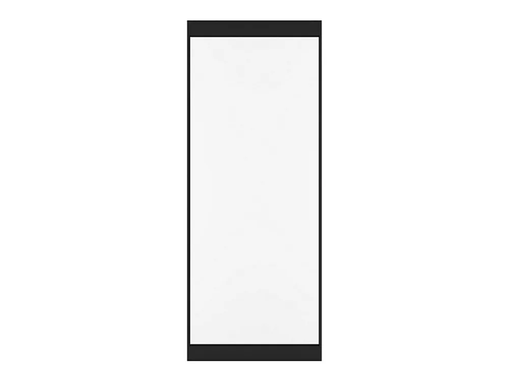 Vente-unique Porte coulissante avec rail invisible - aluminium et verre trempé dépoli - 93 x 210 cm - TORIPA- Porte Coulissante