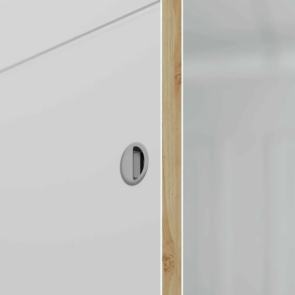 Coulicool Porte Coulissante<Porte Coulissante avec Rail - Prépeinte Ligne 73 cm - Sans butée