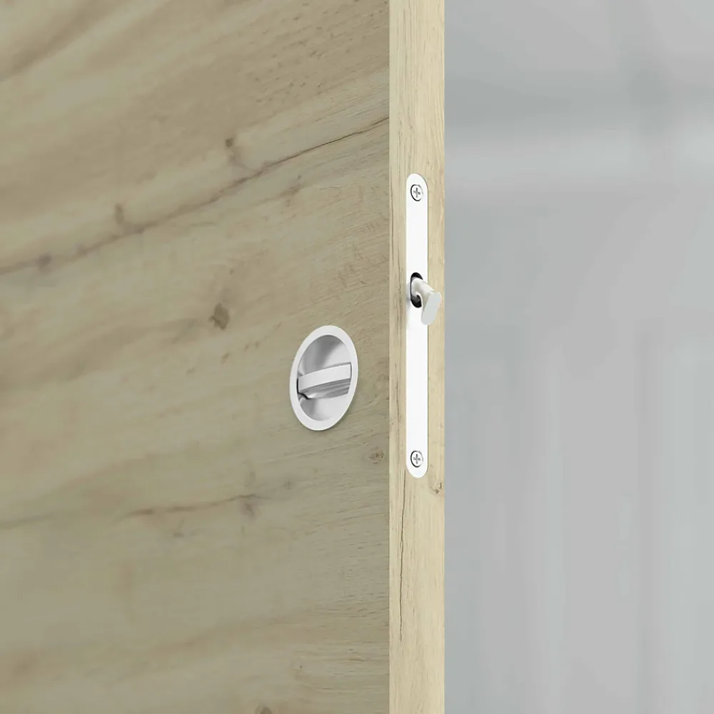 Coulicool Porte Coulissante<Porte Coulissante avec Rail + Serrure - Tokyo 83 cm