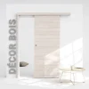 Coulicool Porte Coulissante avec Rail - Oslo 83 cm - Avec butée- Porte Coulissante
