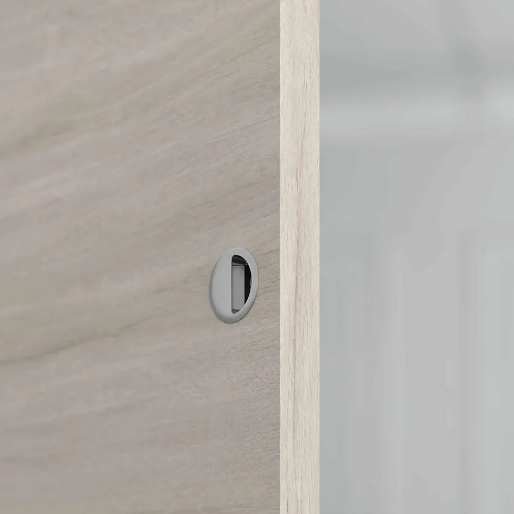 Coulicool Porte Coulissante avec Rail - Oslo 83 cm - Avec butée- Porte Coulissante