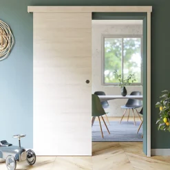 Coulicool Porte Coulissante avec Rail - Oslo 83 cm - Avec butée- Porte Coulissante