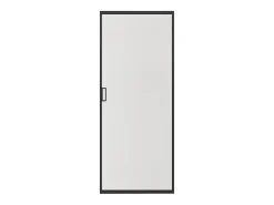 Vente-unique Porte Coulissante<Porte coulissante avec système à galandage - aluminium et verre trempé dépoli - H205 x L93 cm - LINCI II