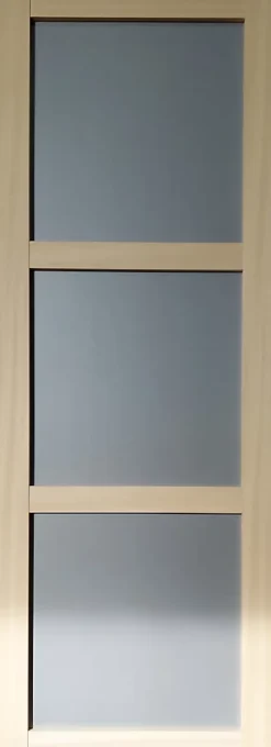 Gd Menuiseries Porte Coulissante<Porte Coulissante Ayous 3 Panneaux Gris Ral 7035 H204 X L73