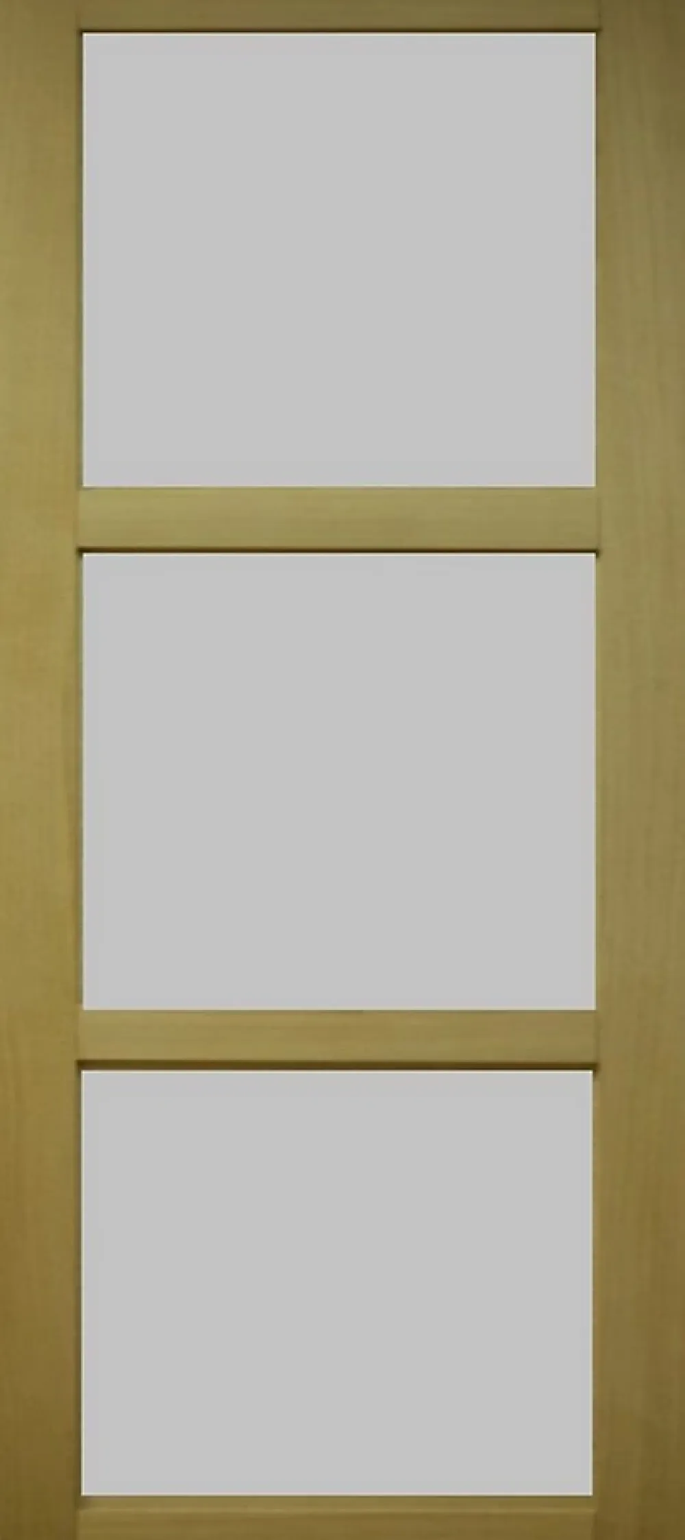 Gd Menuiseries Porte Coulissante<Porte Coulissante Ayous 3 Panneaux Gris Ral 7035 H204 X L83,rail Alu, Coquilles