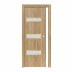 Reivilo Porte Coulissante<Porte coulissante cloison April 73 cm avec cuvette ronde chromée